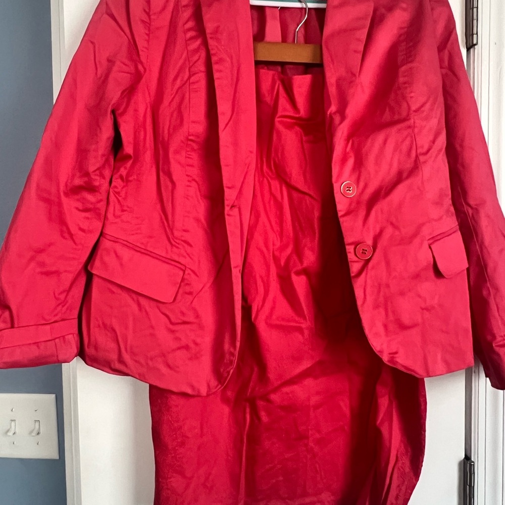New York & Company coral-colored Suit Set